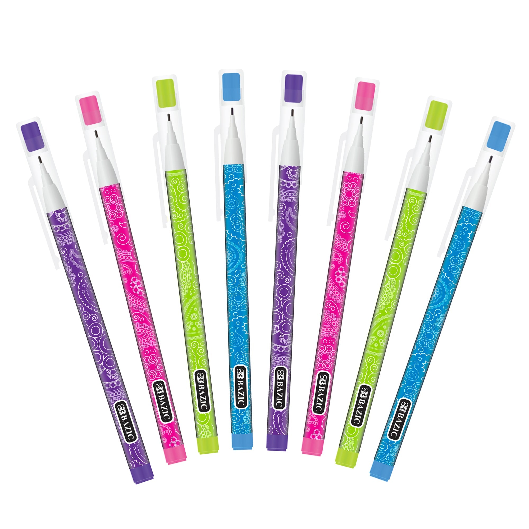 BAZIC Paisley Multi-Point Pencil (8/Pack) – BAZIC Products