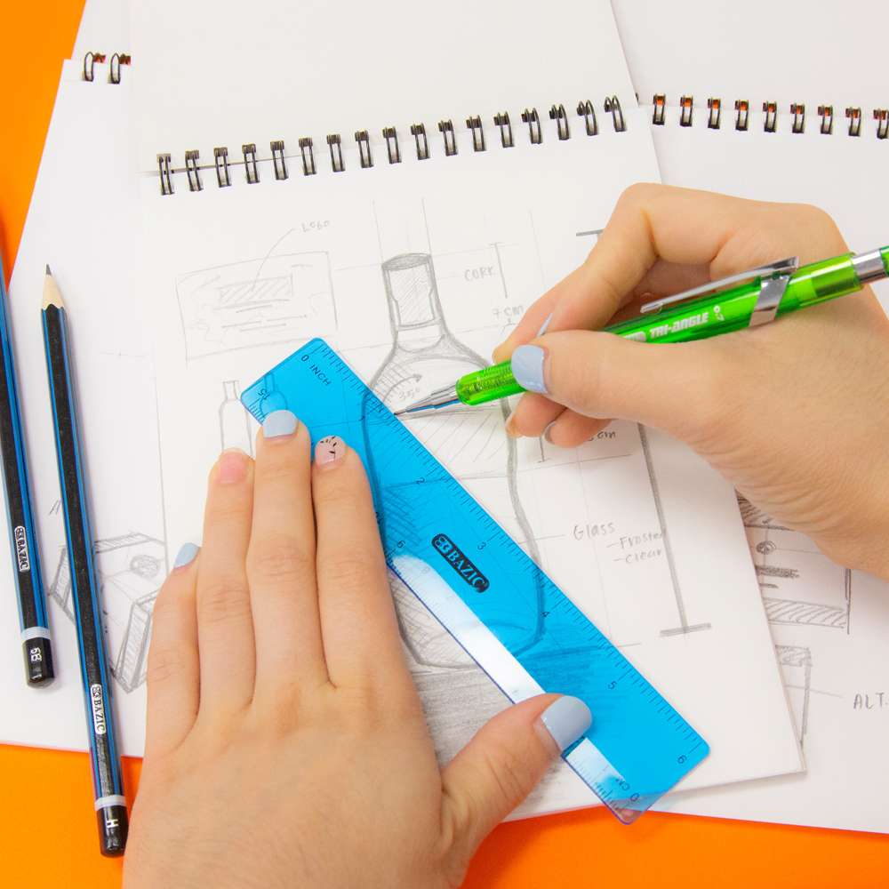 Tri-Angle 0.7 mm Mechanical Pencil Ceramics Lead Lead