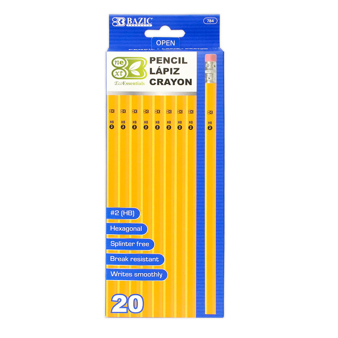 Next #2 Yellow Pencil (20/Pack)