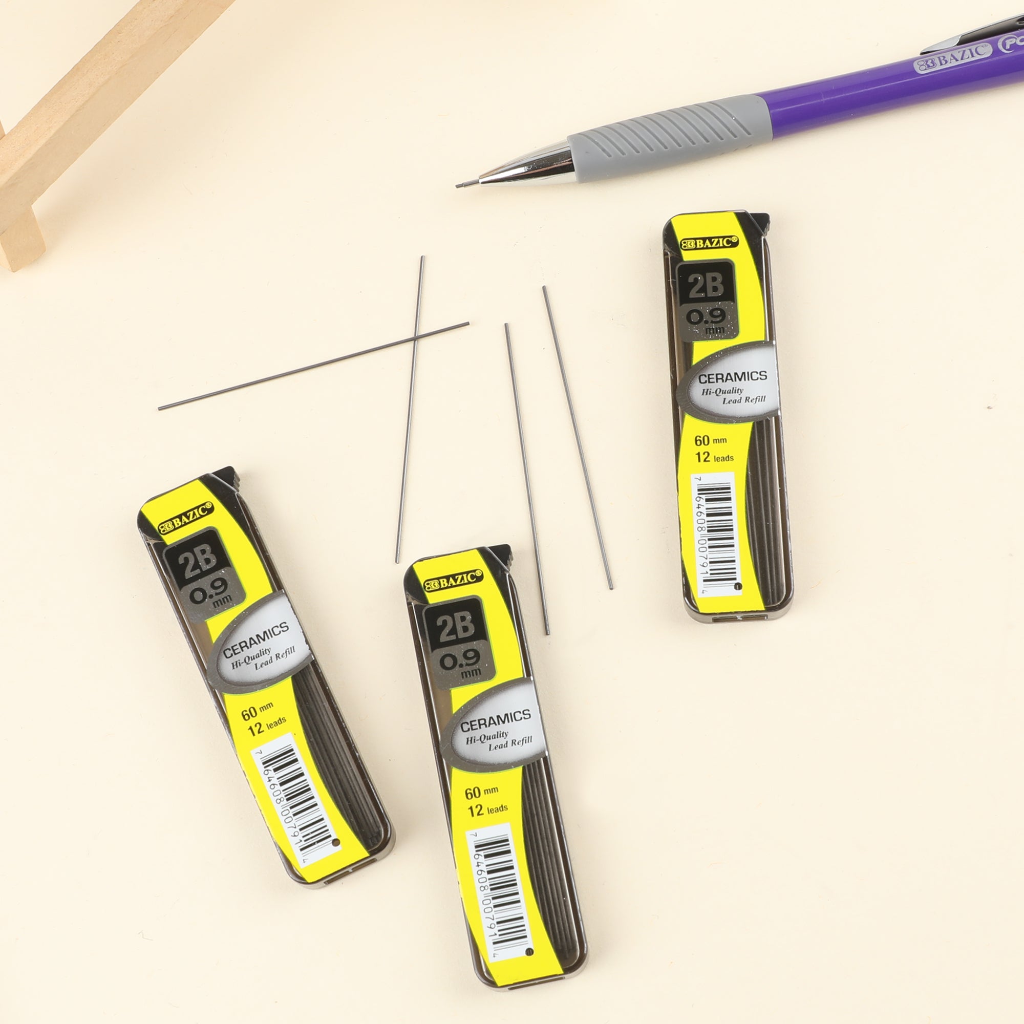 12 Ct. 0.9 mm Ceramics High-Quality Mechanical Pencil Lead (3/Pack)