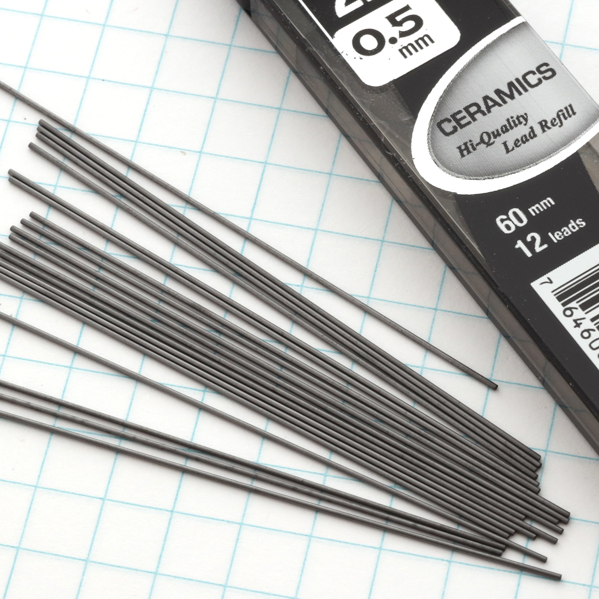 Mechanical Pencil Lead Ceramics Lead 0.5 mm 12Ct. (3/Pack)