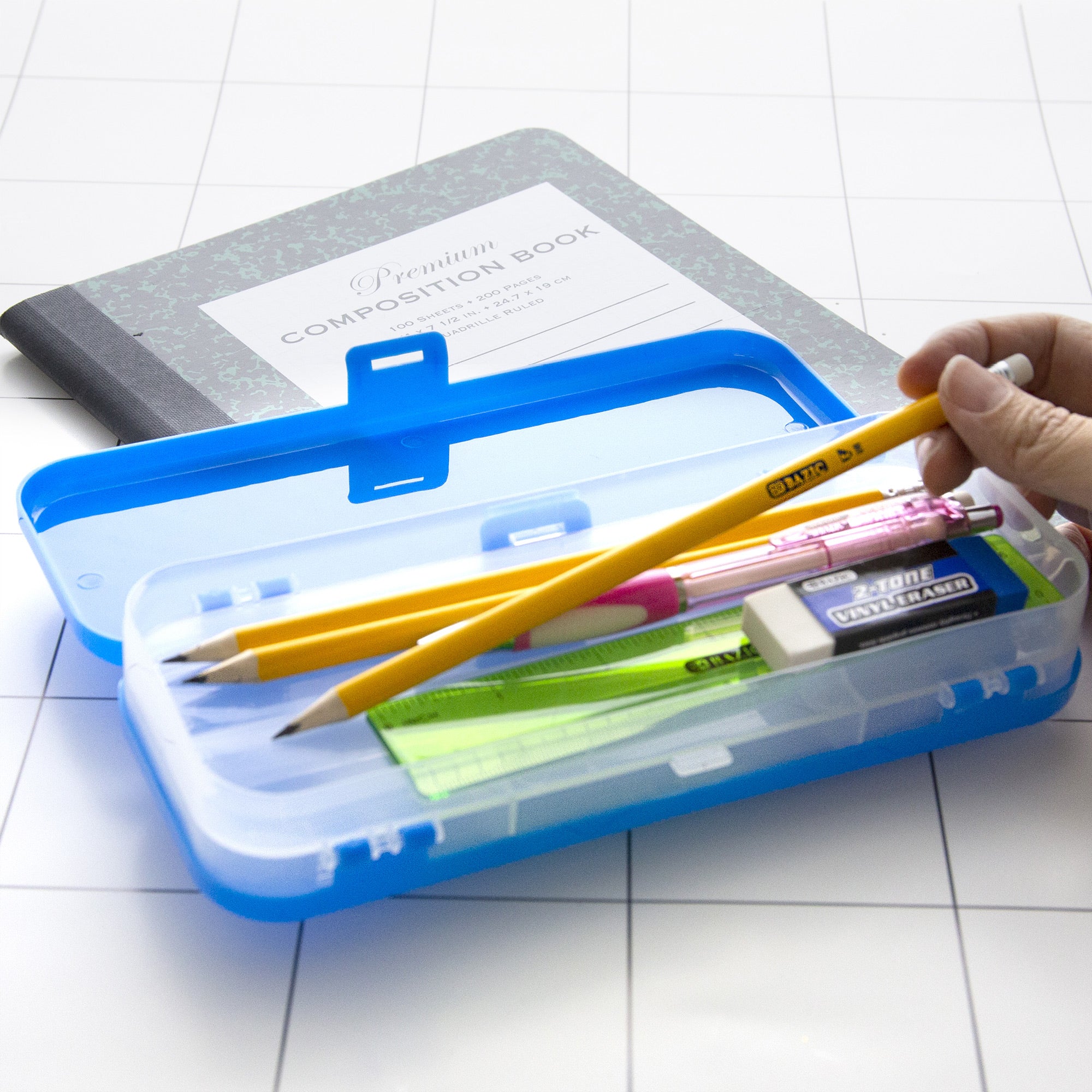 Bright Color Double Deck Organizer Box