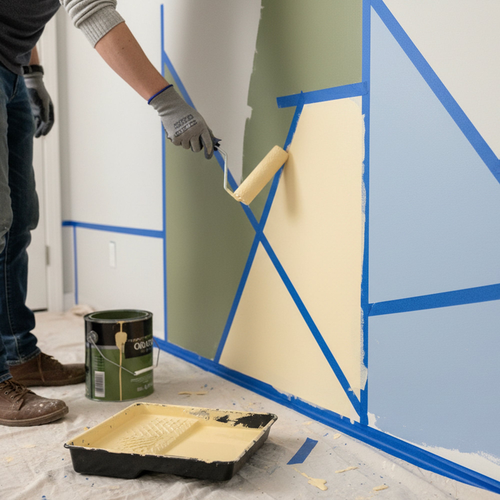 1.41" X 720" (20 Yards) Blue Painter's Tape