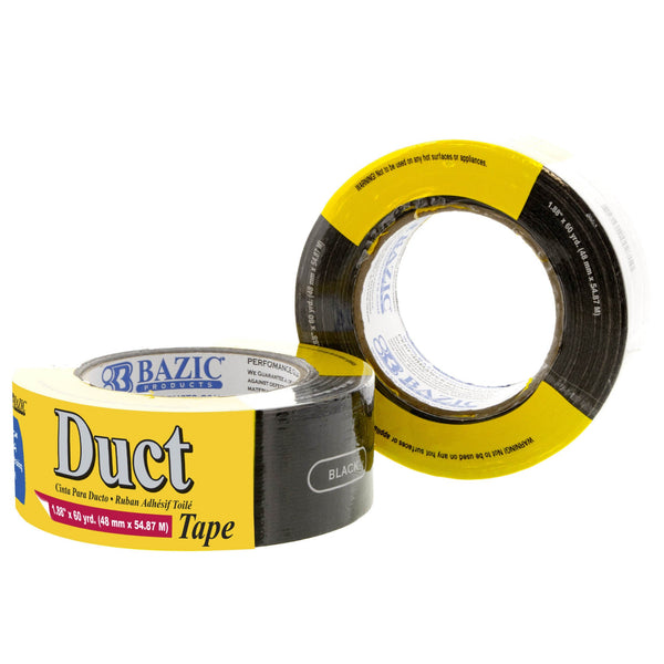 1.88" X 60 Yards Black Duct Tape