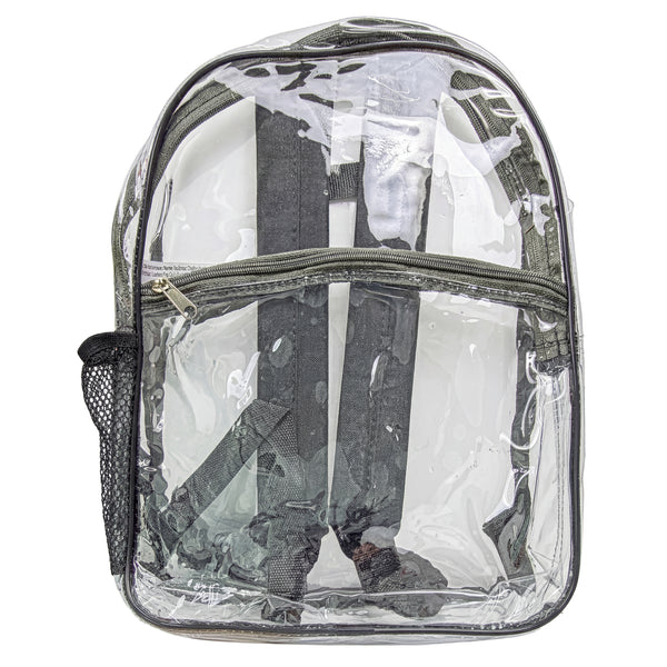 15" Black All Clear Backpack