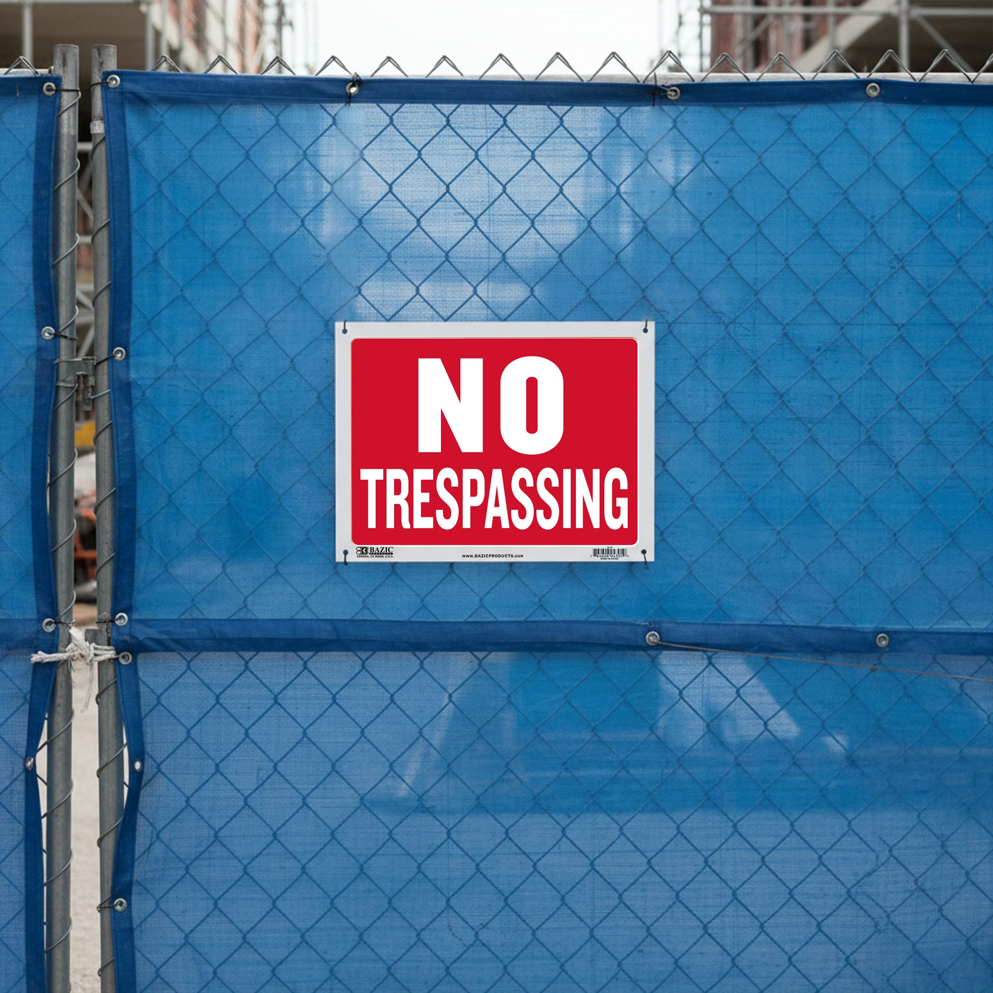 12" X 16" No Trespassing Sign