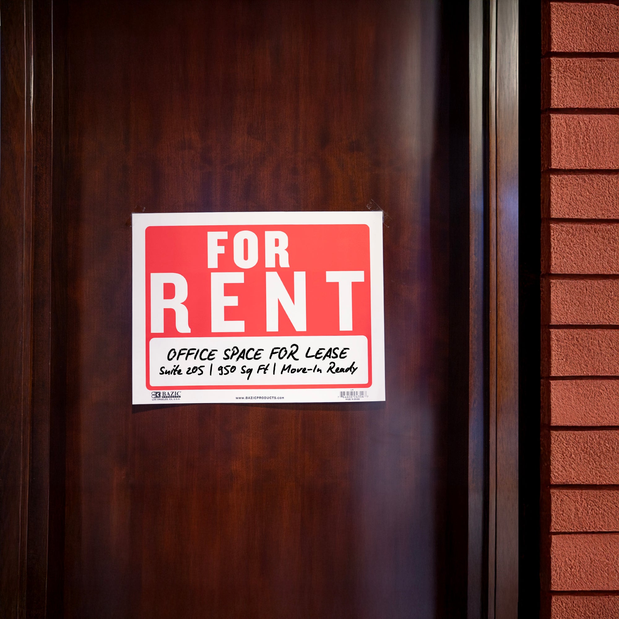 12" X 16" For Rent Sign