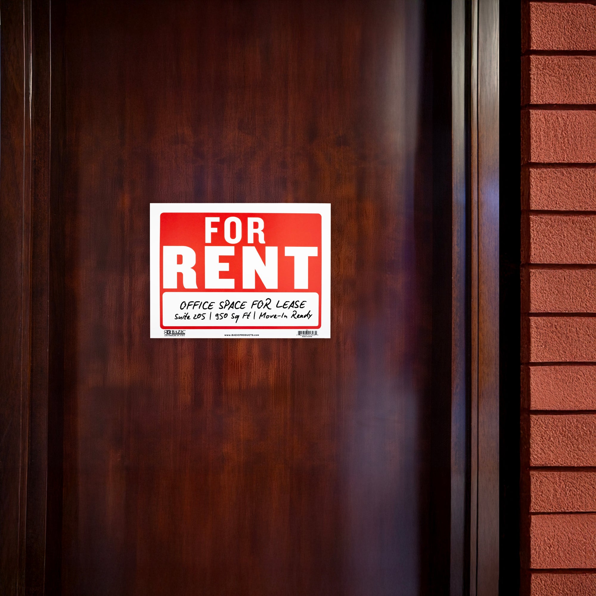 9" X 12" For Rent Sign