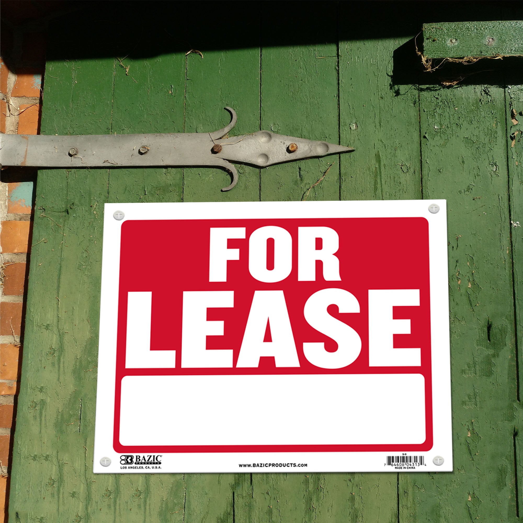 9" X 12" For Lease Sign