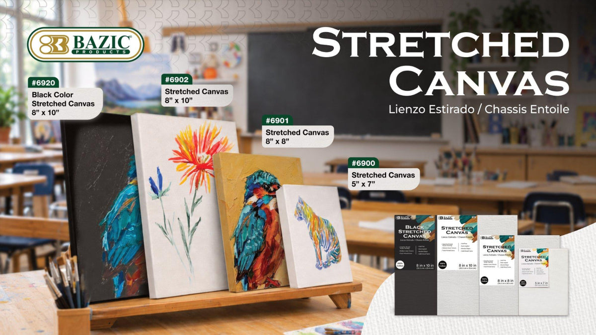BAZIC stretched canvas